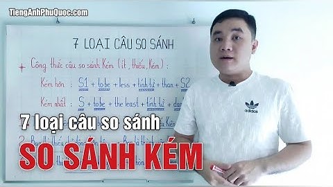 So sánh hơn kém nhất trong tiếng anh năm 2024