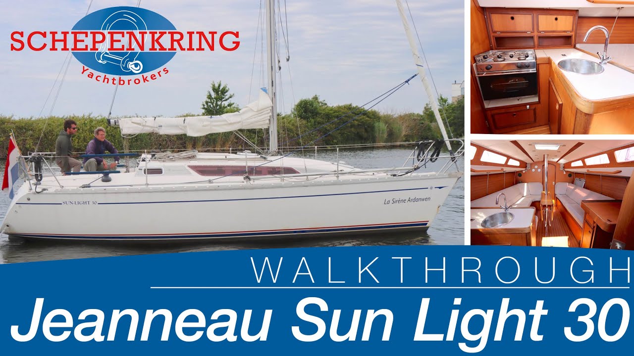 Jeanneau Sun Light 30 for sale | Yacht Walkthrough @ Schepenkring Lelystad | 4K YouTube