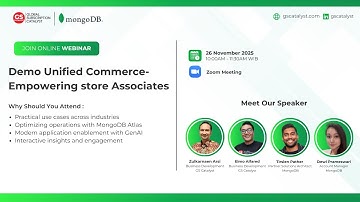 GS Catalyst x MongoDB - Demo Unified Commerce: Empowering Store Associates