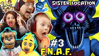 WHO NAMES THEIR SON FOXY? FNAF SISTER LOCATION #3 w Chica & Freddy (FGTEEV Fun Times SCARY Gameplay)