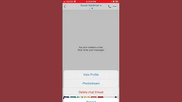 How to delete chat thread in MeWe app?