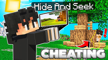 I Used CCTV HACKS To Cheat in Minecraft Hide and Seek