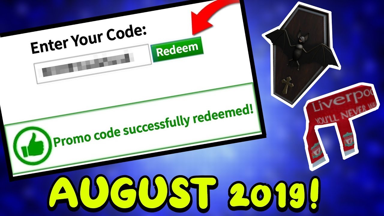 New Roblox Promo Codes August 2019