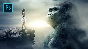 Seducing King Kong in Photoshop!