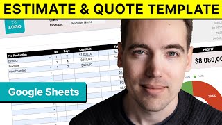 How to Price & Quote Video Production with my Google Sheet Template