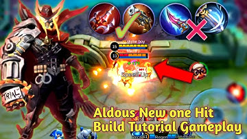 Aldous New Best One Hit Build 2022 | Aldous User Try This Build || Aldous Best Buid 2022