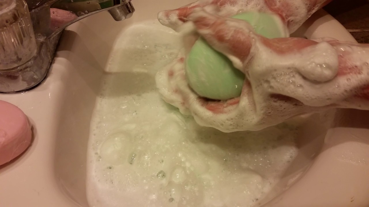 Asmr soapy Dove lathering