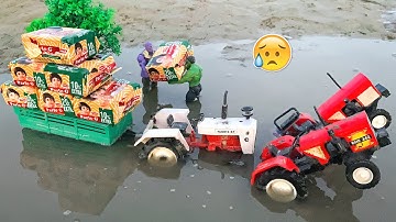 Diy Tractor Stuck In Mud With Parle G Mini Science project Part 05 || @Hacks Point
