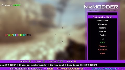 MW2 TU8 iKonroi v5 Mod Menu + Download