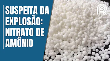 Como o nitrato de amônio explode?