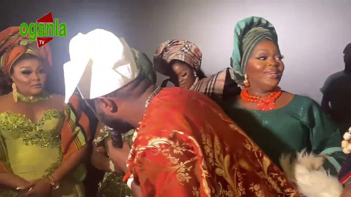 FEMI ADEBAYO PICKED ENIOLA BADMUS AS A WINNER ATTIRE TO ODUNLADE ADEKOLA MOVIE PREMIERE (ORISA)