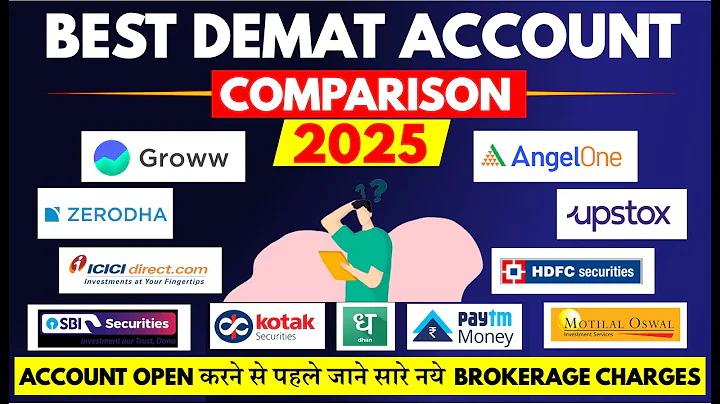 Share Brokers Comparison | Best Demat Account in India 2025 | Which App is the Best?