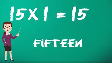Learn Multiplication - Table of Fifteen 15 x 1 = 15 - 15 Times Tables | Kidstart tv