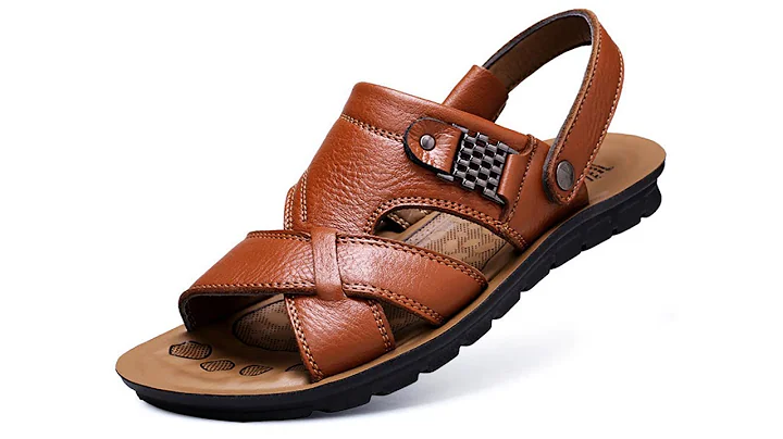Men's Leather Beach Sandal 2024