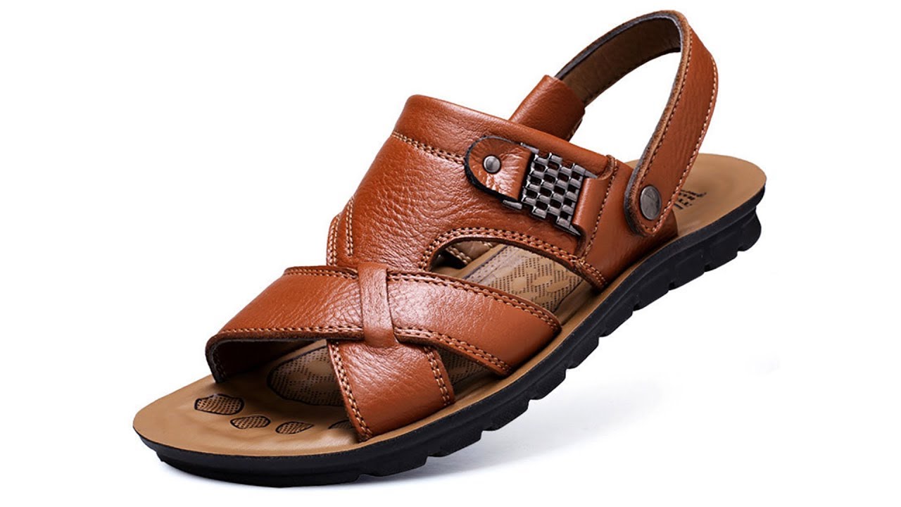 Men's Leather Beach Sandal 2024 YouTube