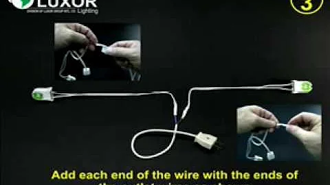 LED tube T8 installation