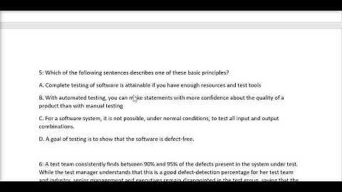 ISTQB foundation   Bài 20 Quiz 1