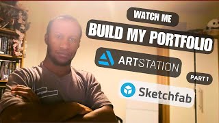 I Finally Started My Game Dev Portfolio! (ArtStation & Sketchfab Setup)