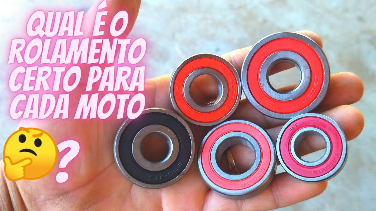 Como saber o rolamento certo para minha moto? - YouTube