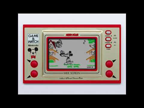 ballet Banke Stramme Game & Watch - Mickey Mouse (Wide Screen) (c)1981 Nintendo [MAME emulation  footage] - YouTube