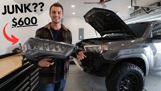 4Runner VLAND Headlights  Install & Review  Are Cheaper Headlights Good??