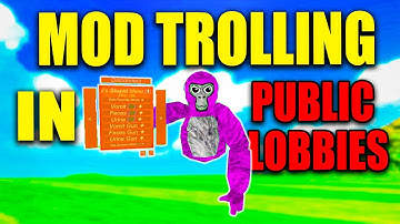 Trolling With CRAZY MODS in Public Lobbies (Gorilla Tag)