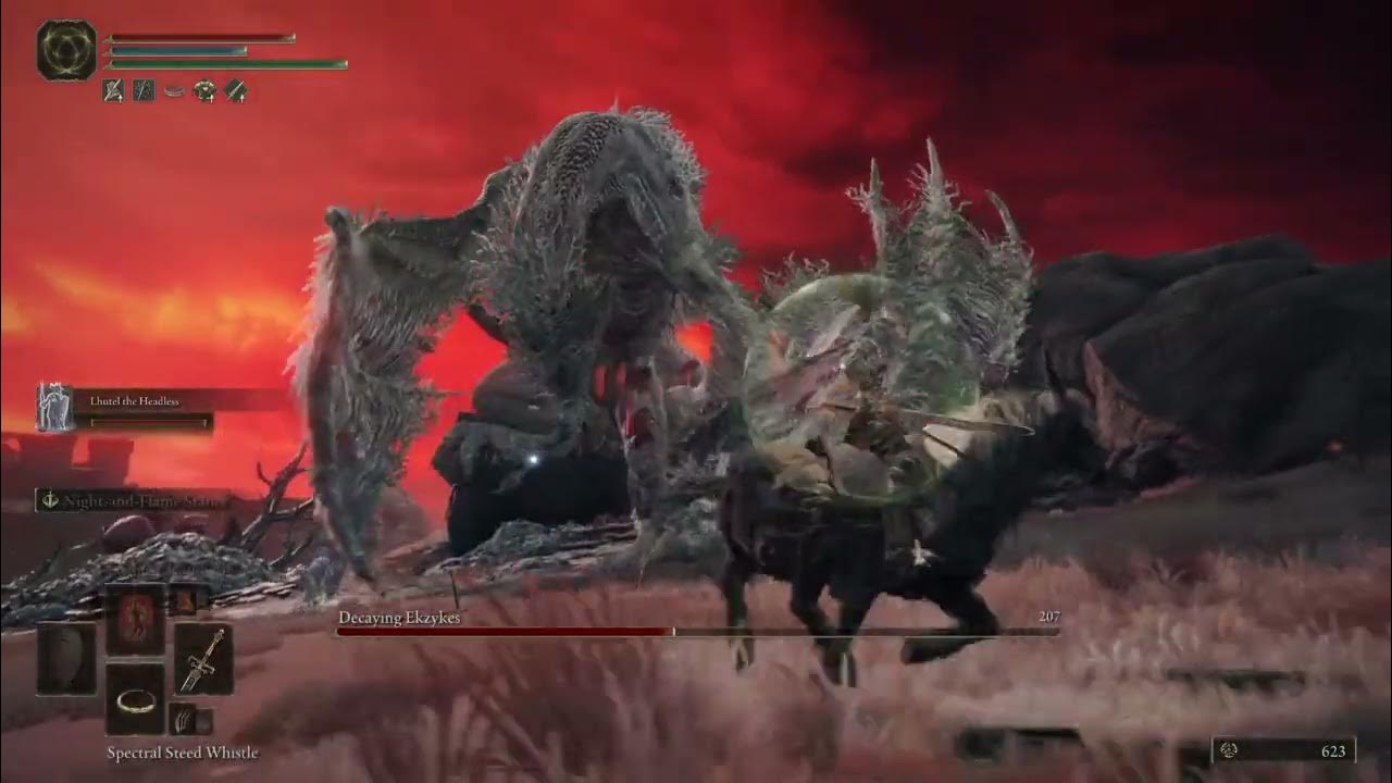 ELDEN RING Scarlet rot Dragon fight YouTube