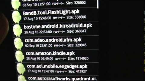 Rooted Droid X just showing it off
