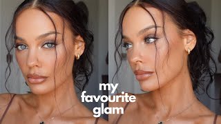 my current favourite glam makeup