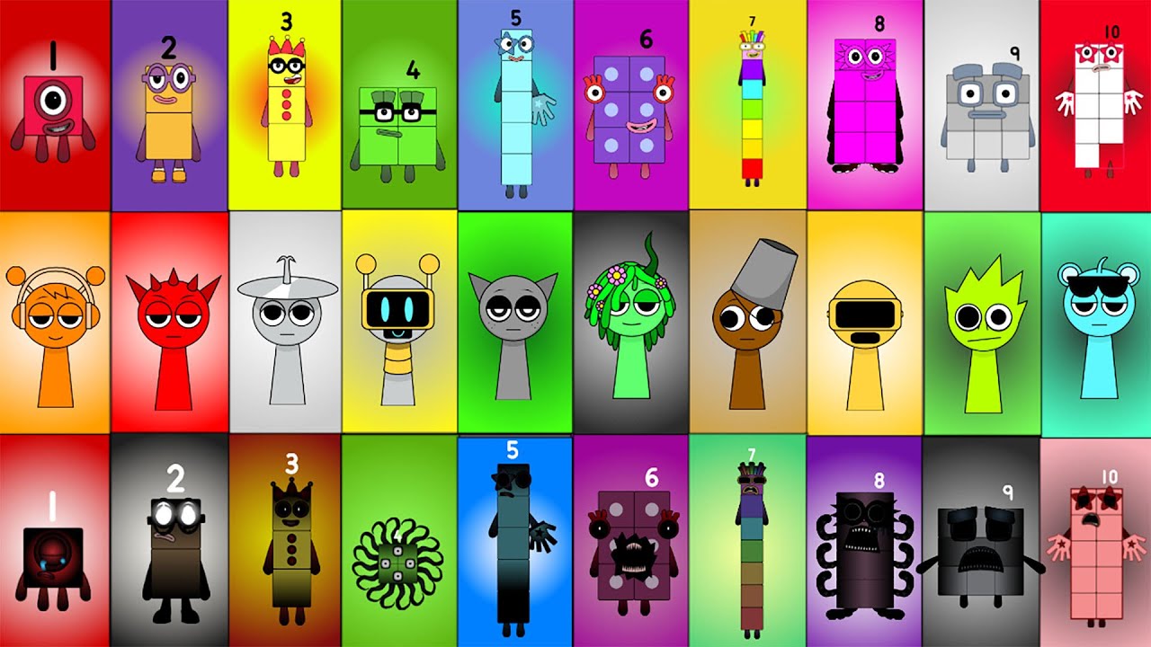 Spunki Pattern The Double Spunki vs Numberblocks Band Re Take remix (1 - 10) - Guess ...