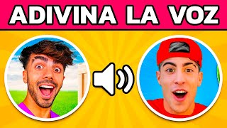 ADIVINA EL YOUTUBER POR SU VOZ 🔥 Fede Vigevani, Alejo Igoa... 🔊 Adivinanzas De Youtubers