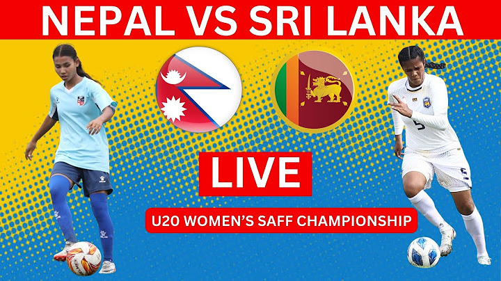 NEPAL WOMEN VS SRI LANKA WOMEN'S U20 FOOTBALL LIVE | SAFF U20 WOMEN'S CHAMPIONSHIP 2025 LIVE