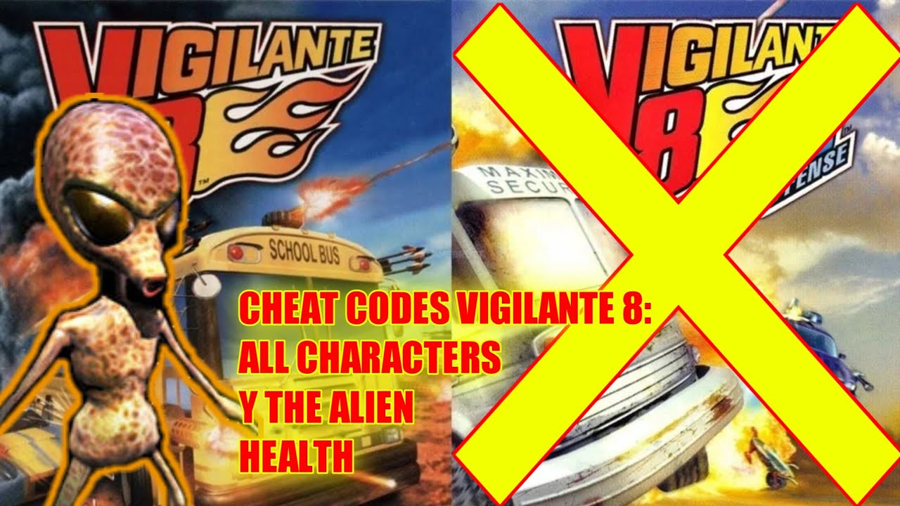 vigilante 8 2nd offense cheats n64