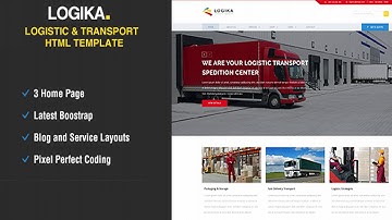 Logica - Logistic, Warehouse & Transport HTML | Themeforest Website Templates and Themes