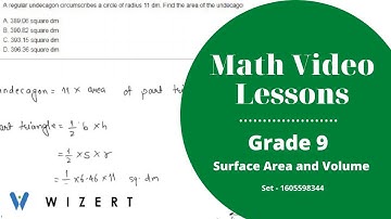 Grade 9 Mathematics Word Problems - Maths Surface Area and Volume word problems for - Set 1605598344