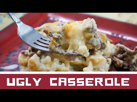 Ugly Casserole aka Bacon Cheeseburger Cauliflower Casserole