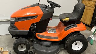 How to install a new carburetor on a husqvarna riding lawnmower. Lawnmower repair!