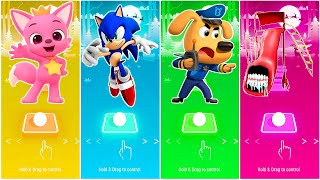 Pinkfong 🆚 Sonic 🆚 Sheriff Labrador 🆚 Extra Slide 🔥 Who Will Win?
