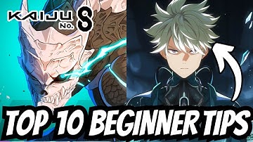 TOP BEGINNER MISTAKES TO AVOID AND TIPS TO START STRONG! Kaiju No. 8 The Game!