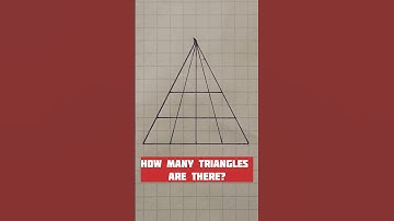 How Many Triangles Can You Find? 🤯 95% FAIL This Challenge! #brainteaser #mathchallenge #shorts #yt