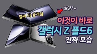 벌써 공개된 갤럭시Z폴드6 모습, 도시락 통? | 실망스러운 점과 다행인 점 | 뜻밖에 그대로인 점