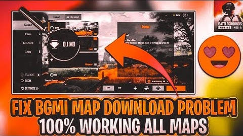 How To Fix BGMI Map Not Download Failed Due To a Network Error | Map Download Error In BGMI