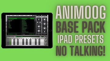 Animoog for iOS iPad iPhone Base Pack presets demo no talking