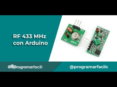 Tutorial radiofrecuencia con RF 433 MHz y Arduino