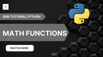 Fungsi matematika dalam Python (5 menit langsung paham!!) #tutorialpython #phython #ai