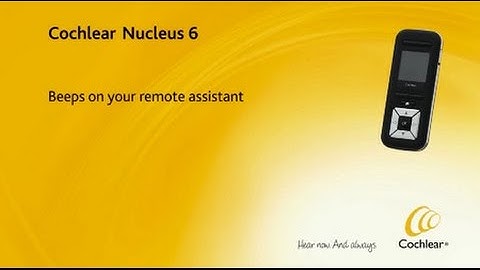 Beeps on remote assistant - Nucleus 6