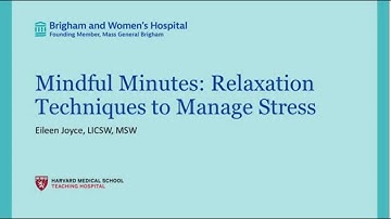 Mindful Minutes: Relaxation Techniques to Manage Stress