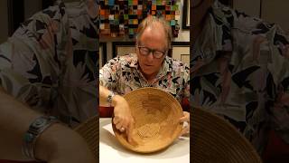 A Special Navajo Basket With The Spider Woman Cross