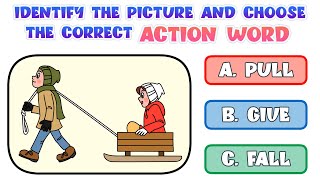 Quiz Time | Action Words Quiz | English Quiz for Kids | Picture Trivia | Identify the Image screenshot 2
