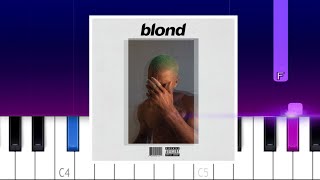 Video thumbnail of "Frank Ocean - Ivy (Piano tutorial)"